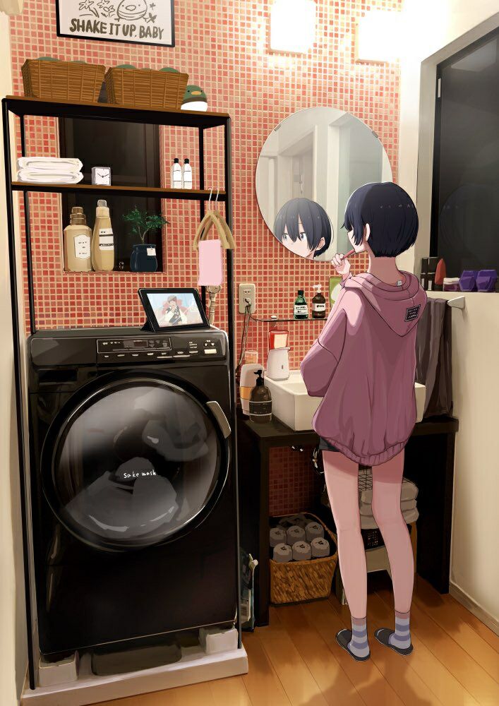 。。。不小心露脸了