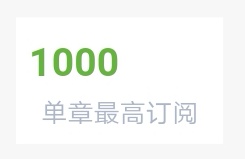 首订终于破千了……