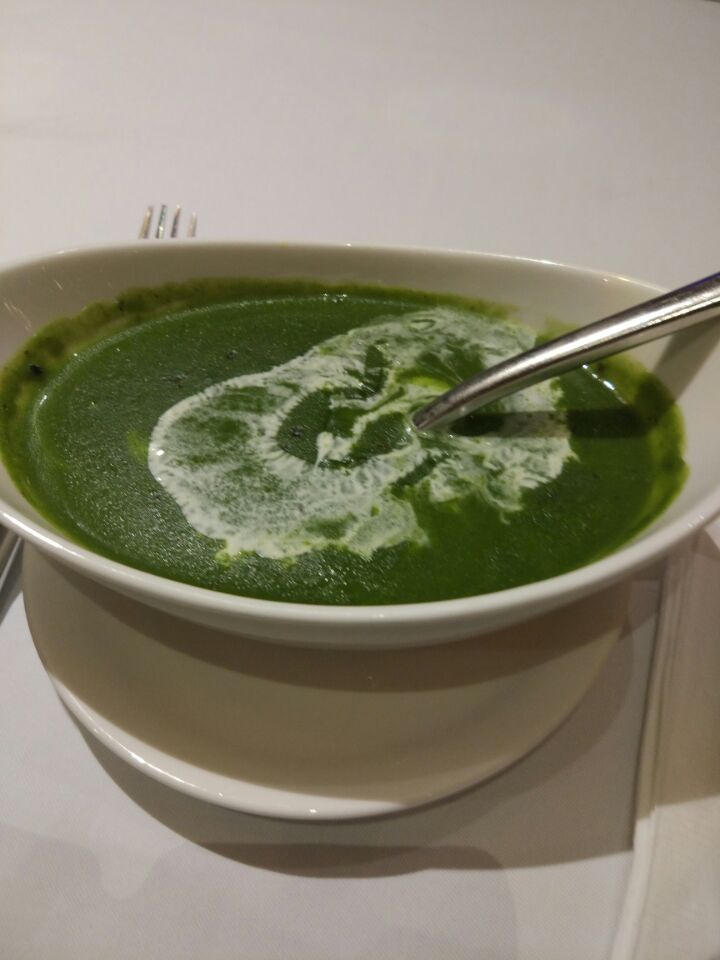 菠菜野菌汤