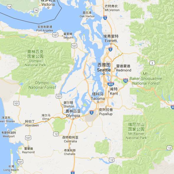 西雅图地图