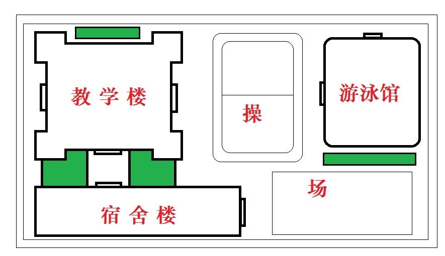 藤花中学学校地图