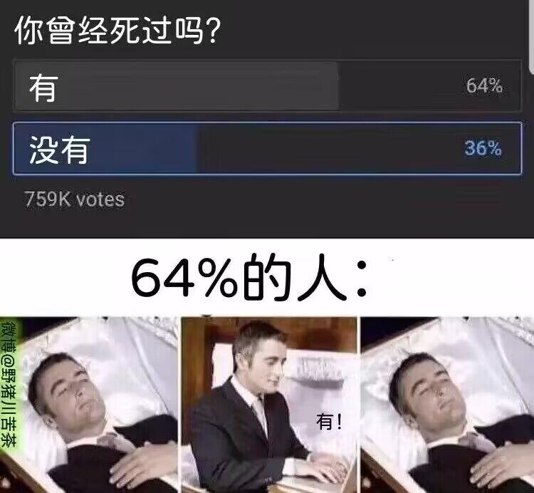 是的，我死过（）