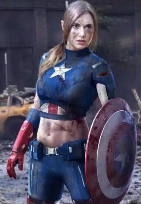 满身大汗的队长