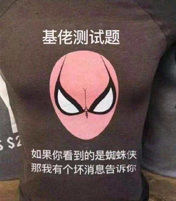 基佬倾向测试图