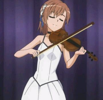 白色礼服的美琴