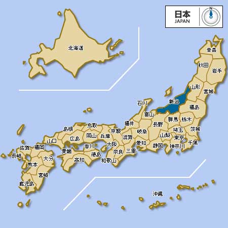 国内地图，中央在东京